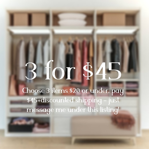 3 for $45! - Picture 1 of 1